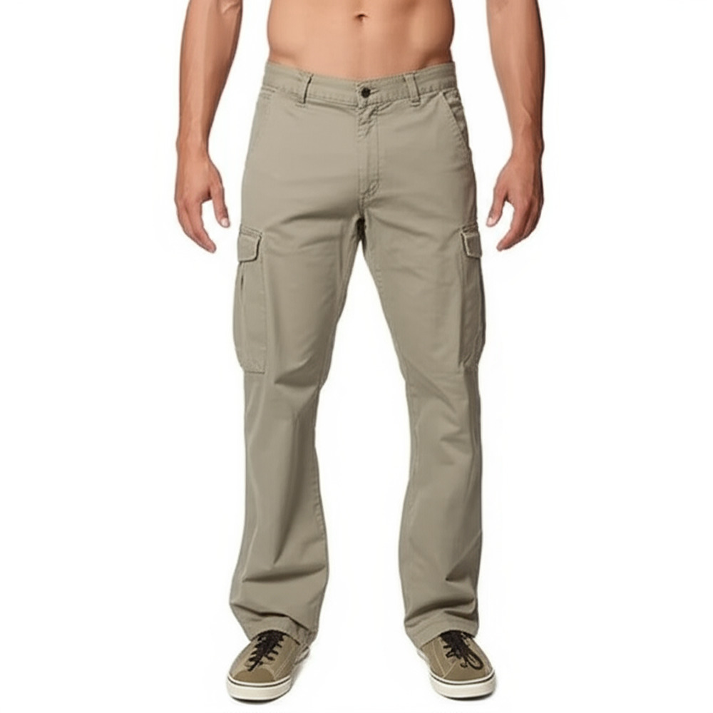 U.S. POLO ASSN. Cargo Pants Mens Size W40 L30 Light Tan Utility Stretch